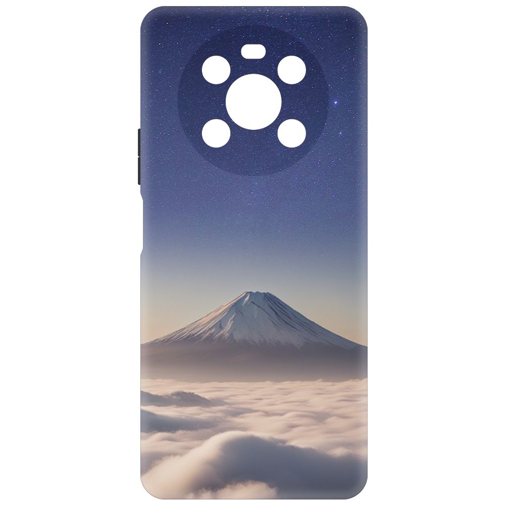 

Чехол-накладка Krutoff Soft Case Япония, Фудзияма для Honor X9 черный