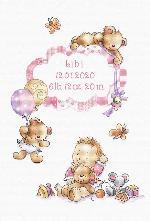 

Набор для вышивания «It's a girl!»