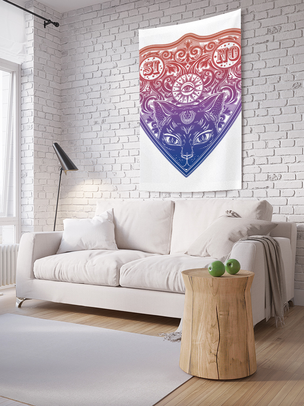 

Вертикальное фотопанно на стену JoyArty Кошачий оракул 100x150 см, Кошачий оракул