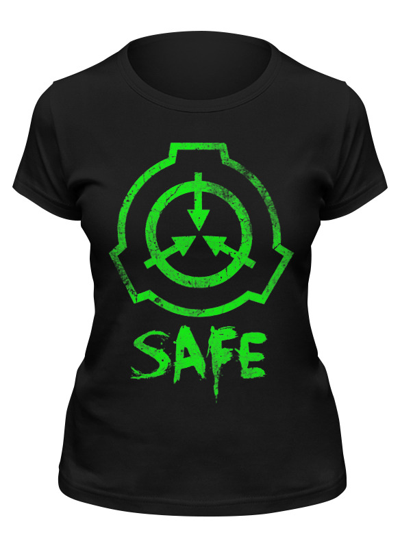 

Футболка женская Printio Scp, safe черная XL, Черный, Scp, safe