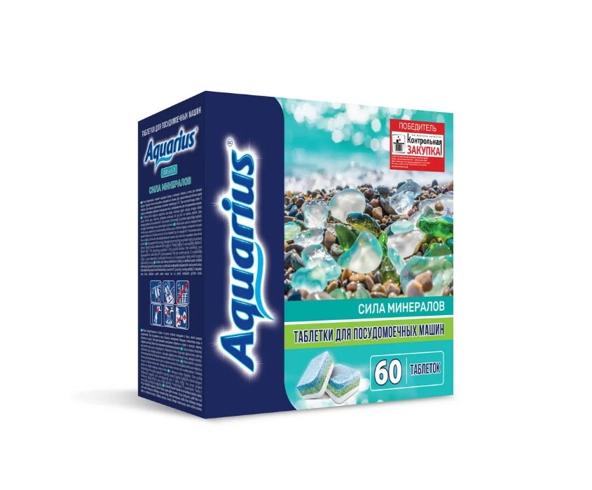 

Таблетки для ПММ Aquarius ALLin1 (mega) 60 штук