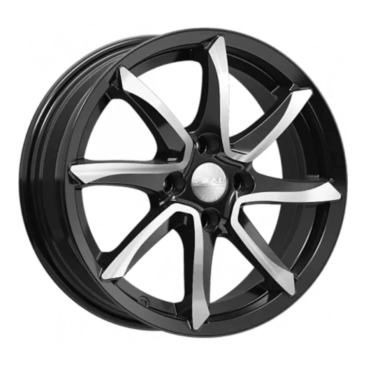 

Диск СКАД Осака 3270448 R15 4*100 ET46 Dia 54.1, литой алмаз черный, Осака