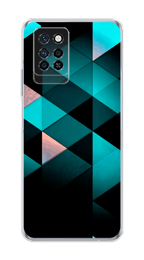 

Чехол Awog на Infinix Note 10 Pro "Геометрия 16", Разноцветный, 3100150-3