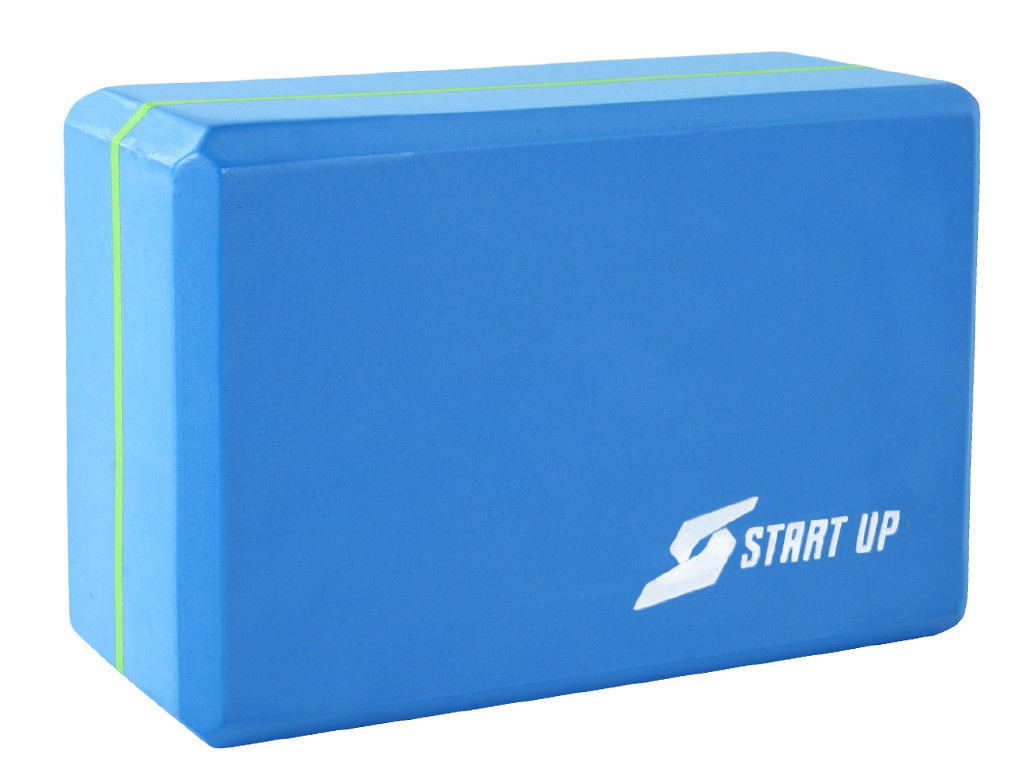 Блок для йоги Start Up NT18022A 23x10x15 см, blue