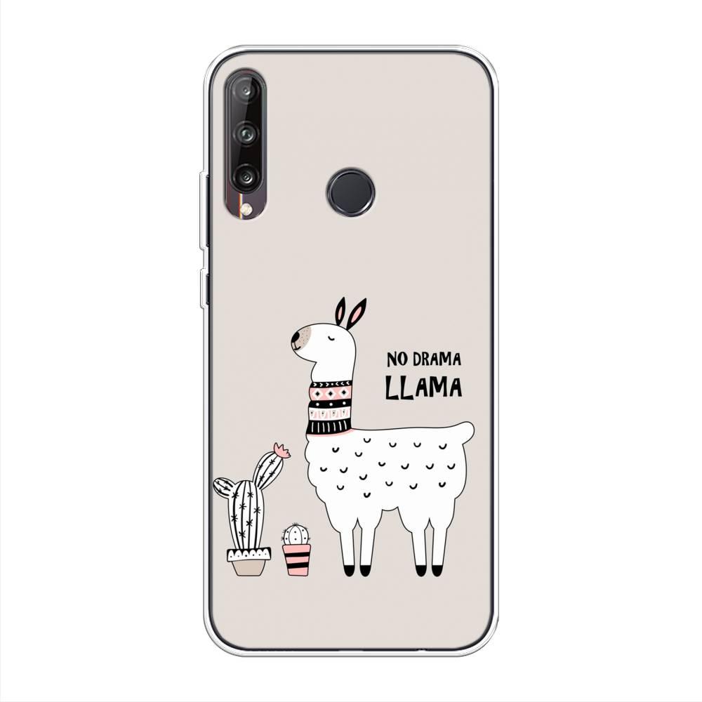 

Чехол Awog на Huawei Y7p "No drama LLama", Бежевый;серый;белый, 6103350-2