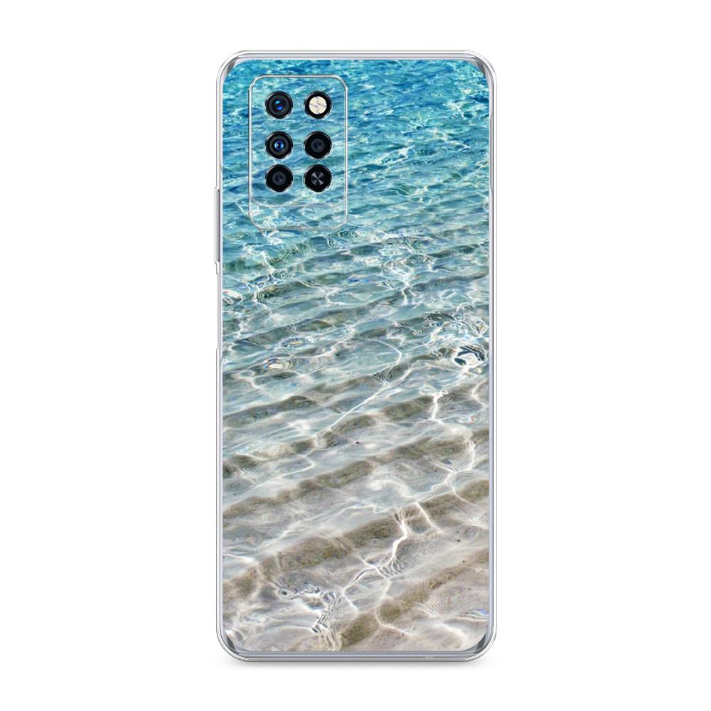

Чехол Awog на Infinix Note 10 Pro "Волны 10", Разноцветный, 3100150-4