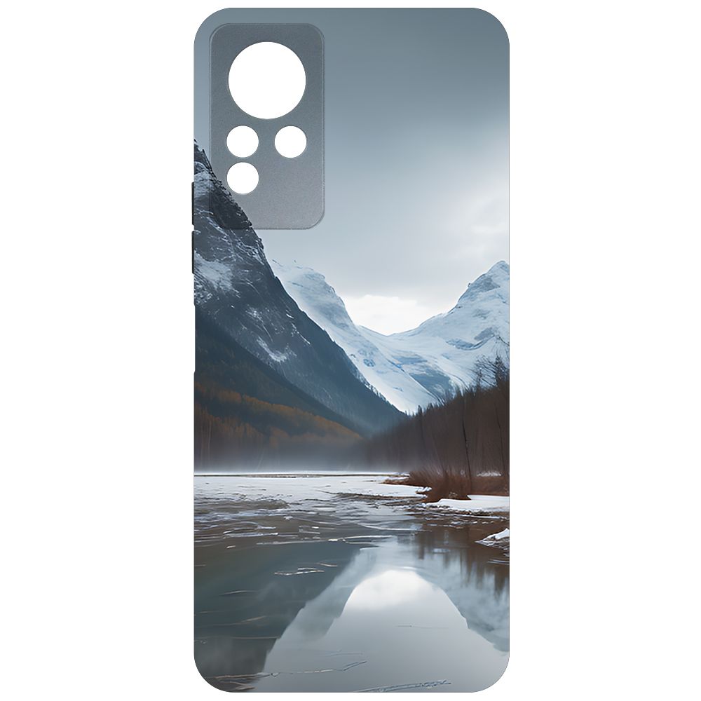 

Чехол-накладка Krutoff Soft Case Весенняя оттепель для Infinix Note 12 NFC (G88) черный