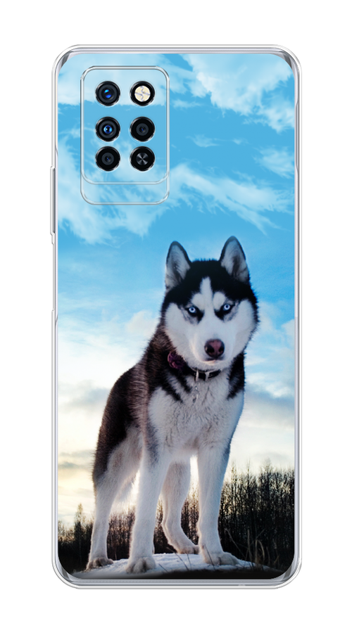 

Чехол Awog на Infinix Note 10 Pro "Хаски 3", Разноцветный, 3100150-2