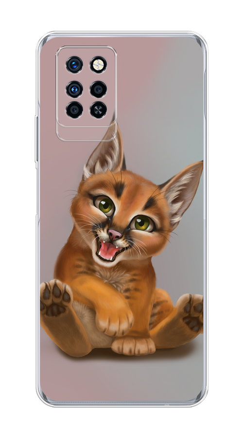 

Чехол Awog на Infinix Note 10 Pro "Малыш рыси", Разноцветный, 3100150-1