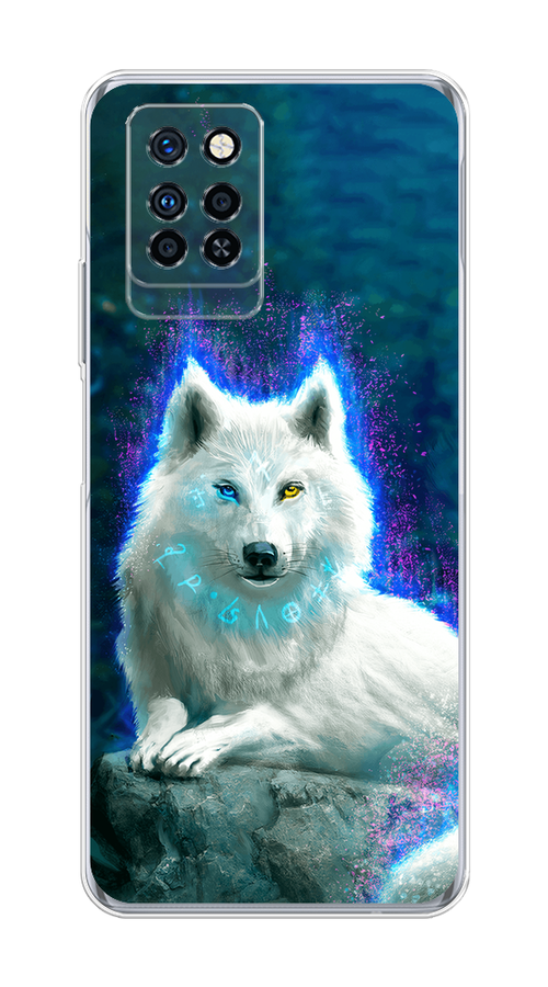 

Чехол Awog на Infinix Note 10 Pro "Белоснежный волк", Разноцветный, 3100150-2