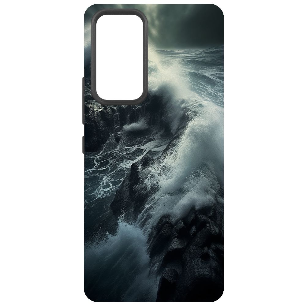 

Чехол-накладка Krutoff Soft Case Шторм для Xiaomi 12 Lite черный