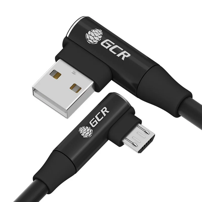 

Кабель GCR PREMIUM USB - Micro-USB, 0.3 м, черный (GCR-53907), PREMIUM