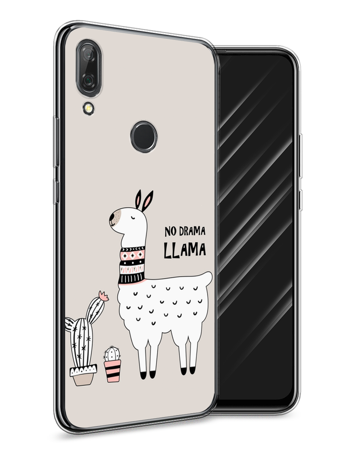 

Чехол Awog на Huawei P Smart Z "No drama LLama", Бежевый;серый;белый, 69450-2