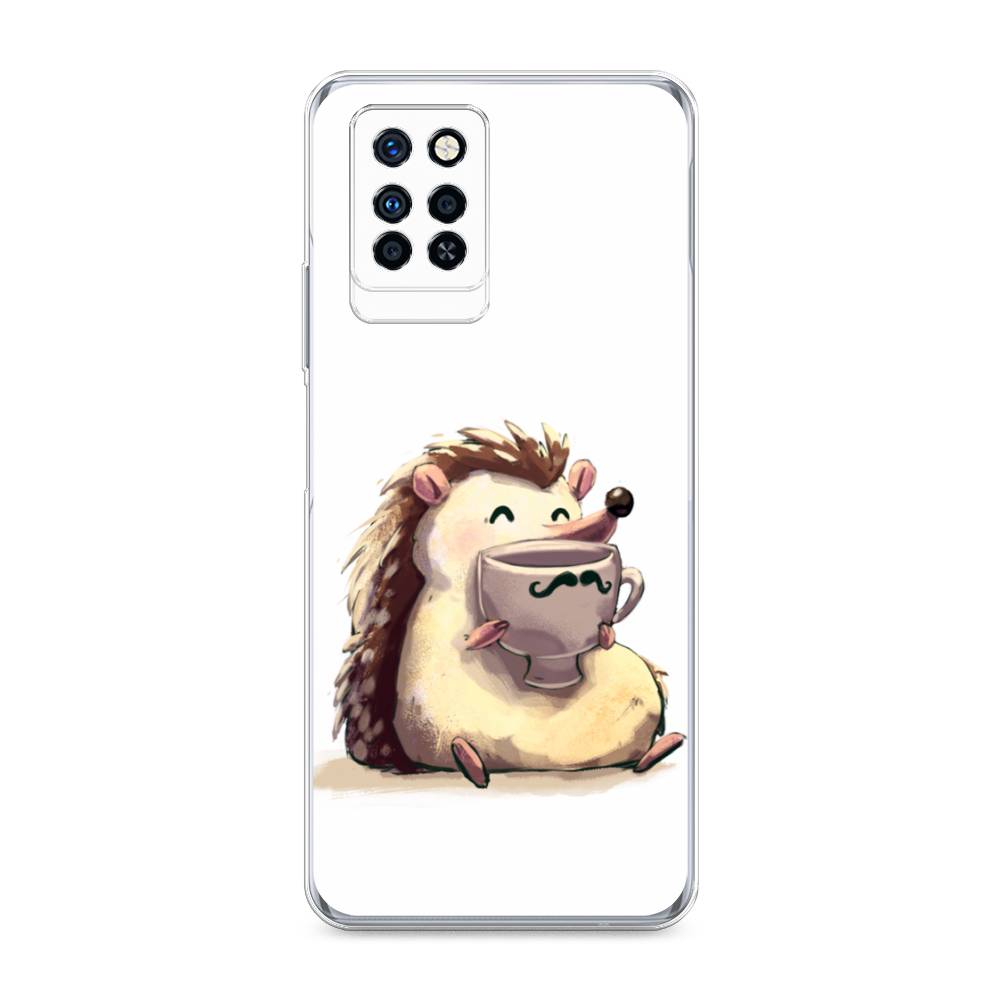Чехол Awog  на Infinix Note 10 Pro Еж кофеман
