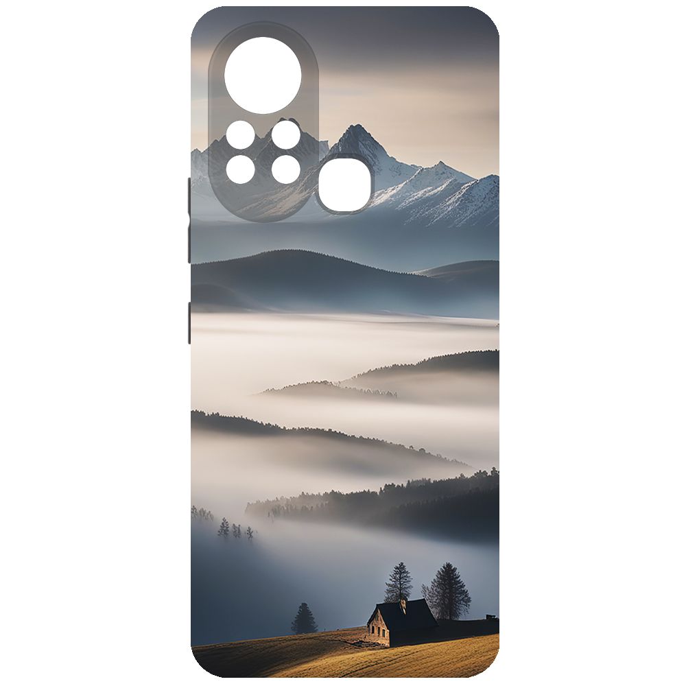 

Чехол-накладка Krutoff Soft Case Туман для Infinix Hot 11S черный
