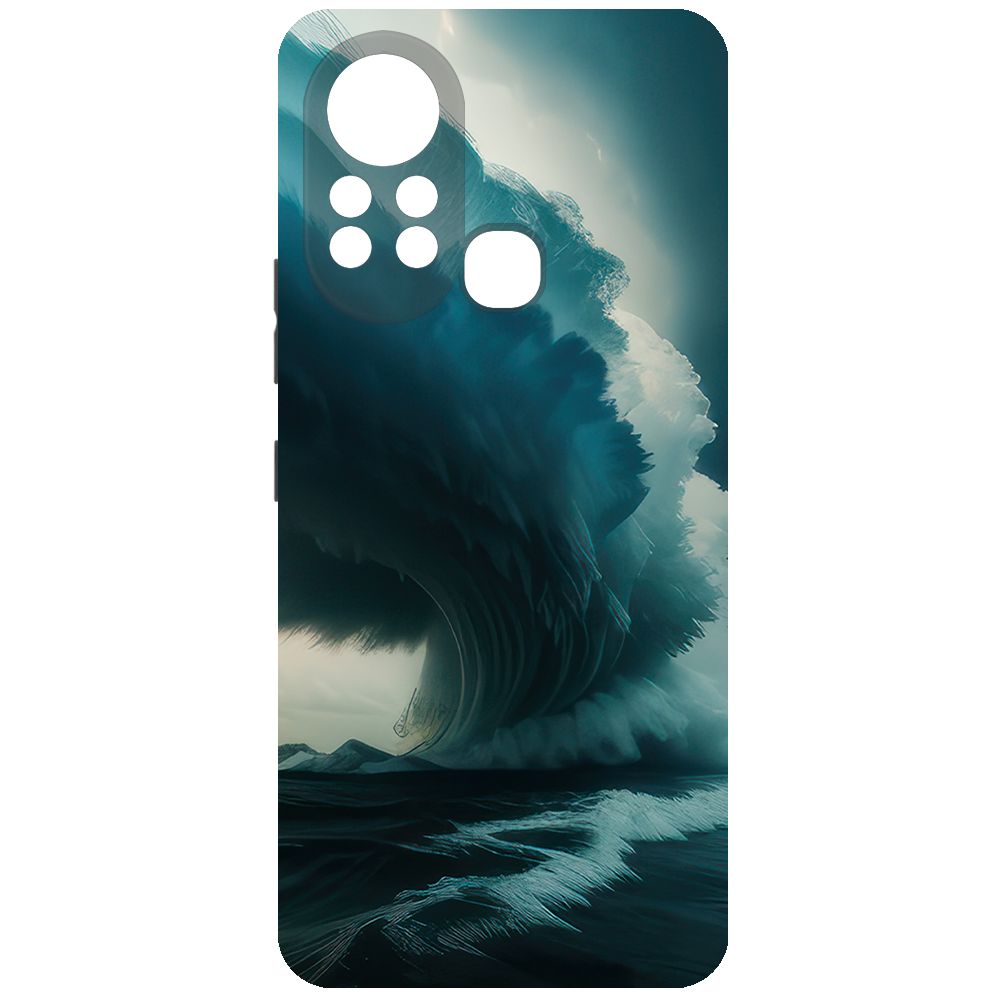 

Чехол-накладка Krutoff Soft Case Торнадо для Infinix Hot 11S черный