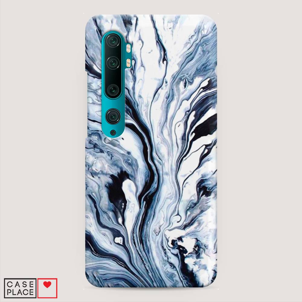 

Пластиковый чехол "Голубой минерал мрамор" на Xiaomi Mi Note 10, 37320-2