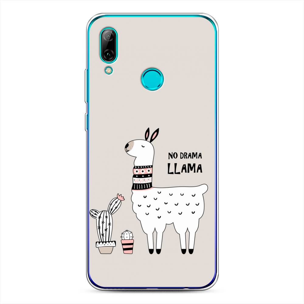 фото Чехол awog "no drama llama" для huawei p smart 2019