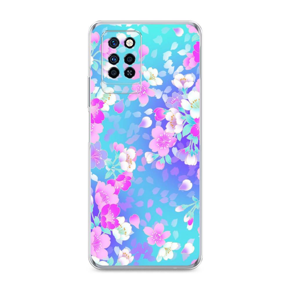 

Чехол Awog на Infinix Note 10 Pro "Яблоневые цветы", Разноцветный, 3100150-8