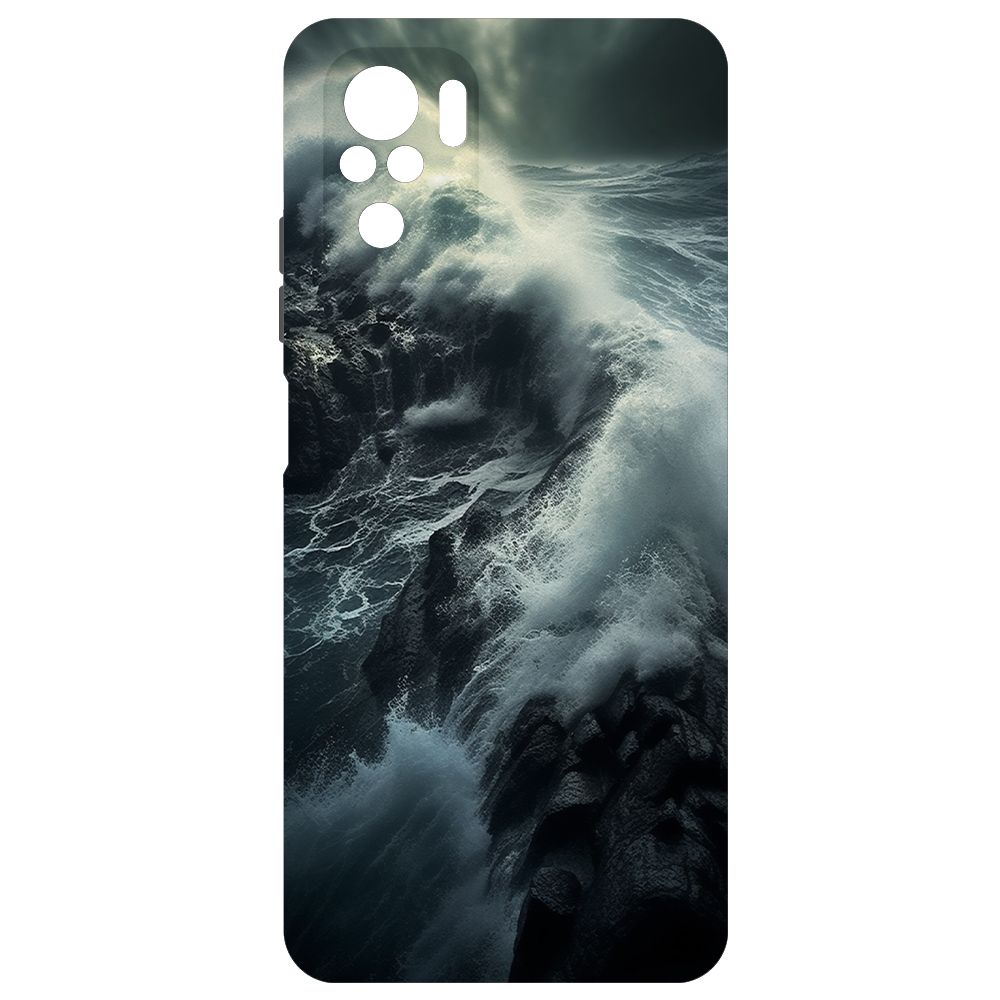 

Чехол-накладка Krutoff Soft Case Шторм для Poco M5s черный