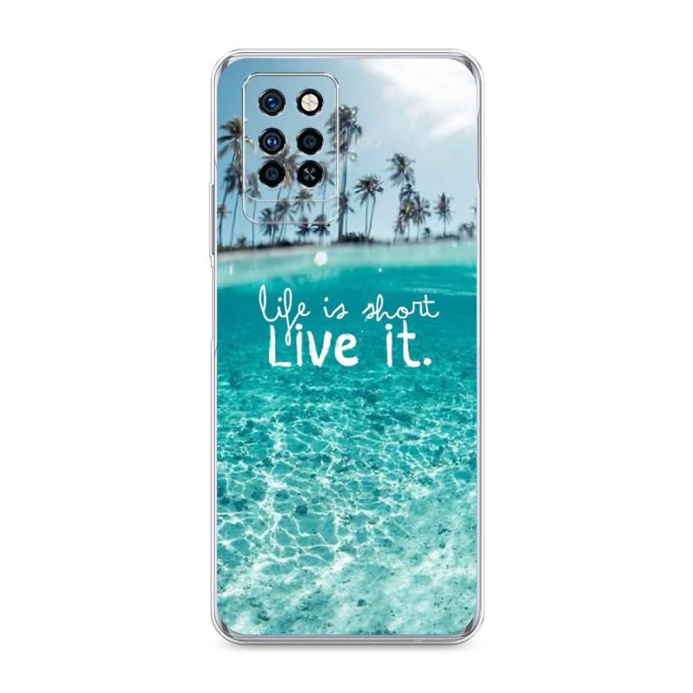 

Чехол Awog на Infinix Note 10 Pro "Live it", Разноцветный, 3100150-7
