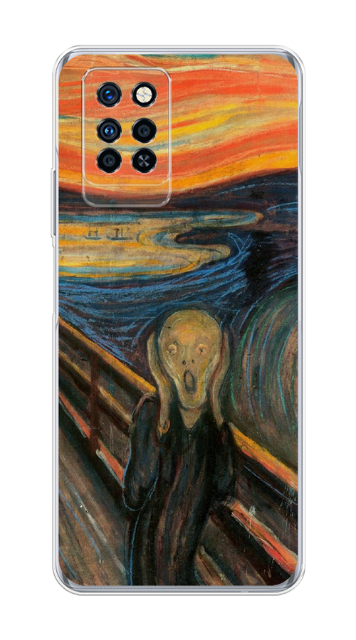 

Чехол Awog на Infinix Note 10 Pro "Крик", Разноцветный, 3100150-9