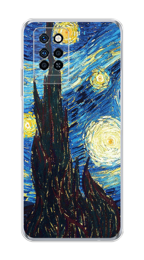 

Чехол Awog на Infinix Note 10 Pro "Ван Гог Звездная ночь", Разноцветный, 3100150-9