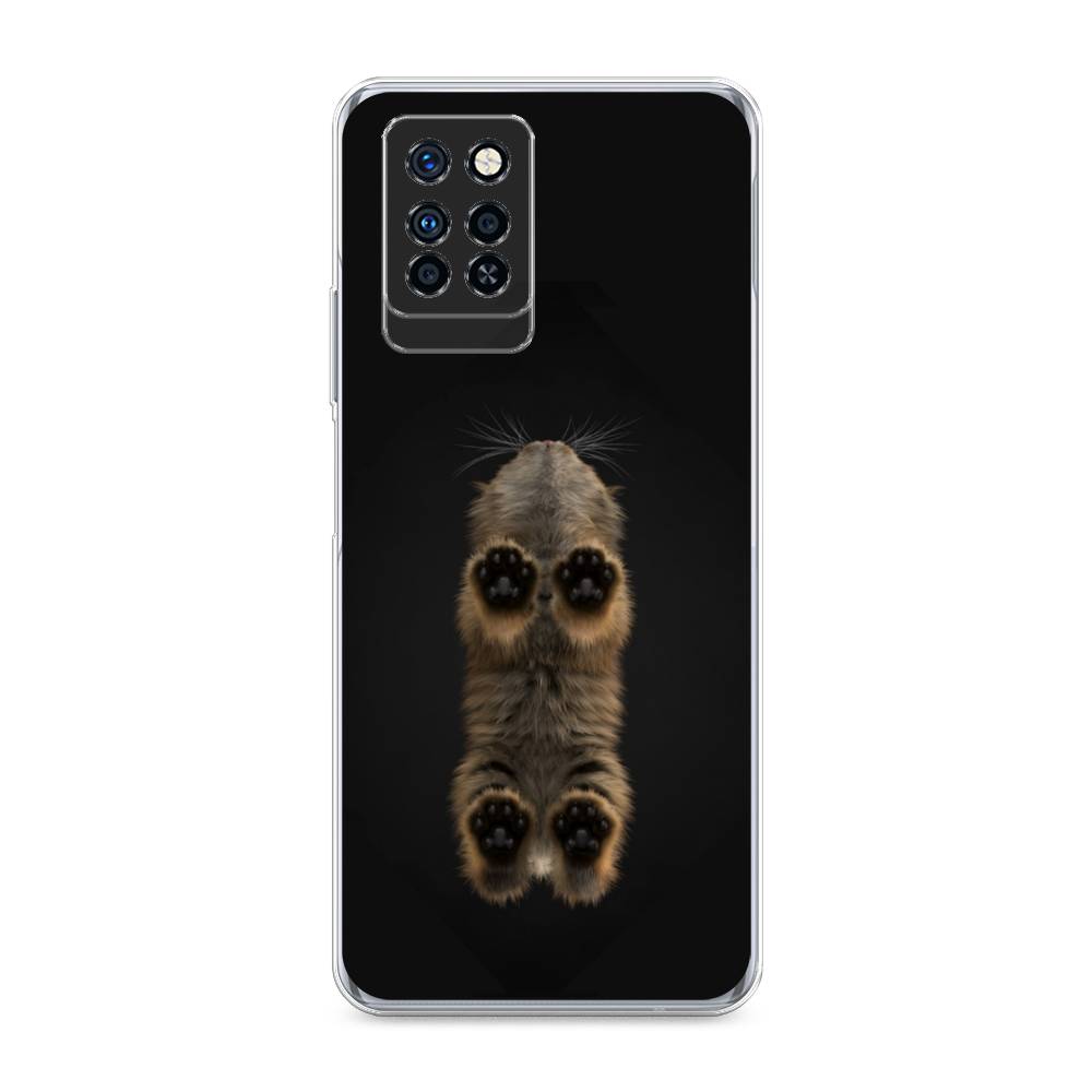 

Чехол Awog на Infinix Note 10 Pro "Кошачьи лапки", Разноцветный, 3100150-1