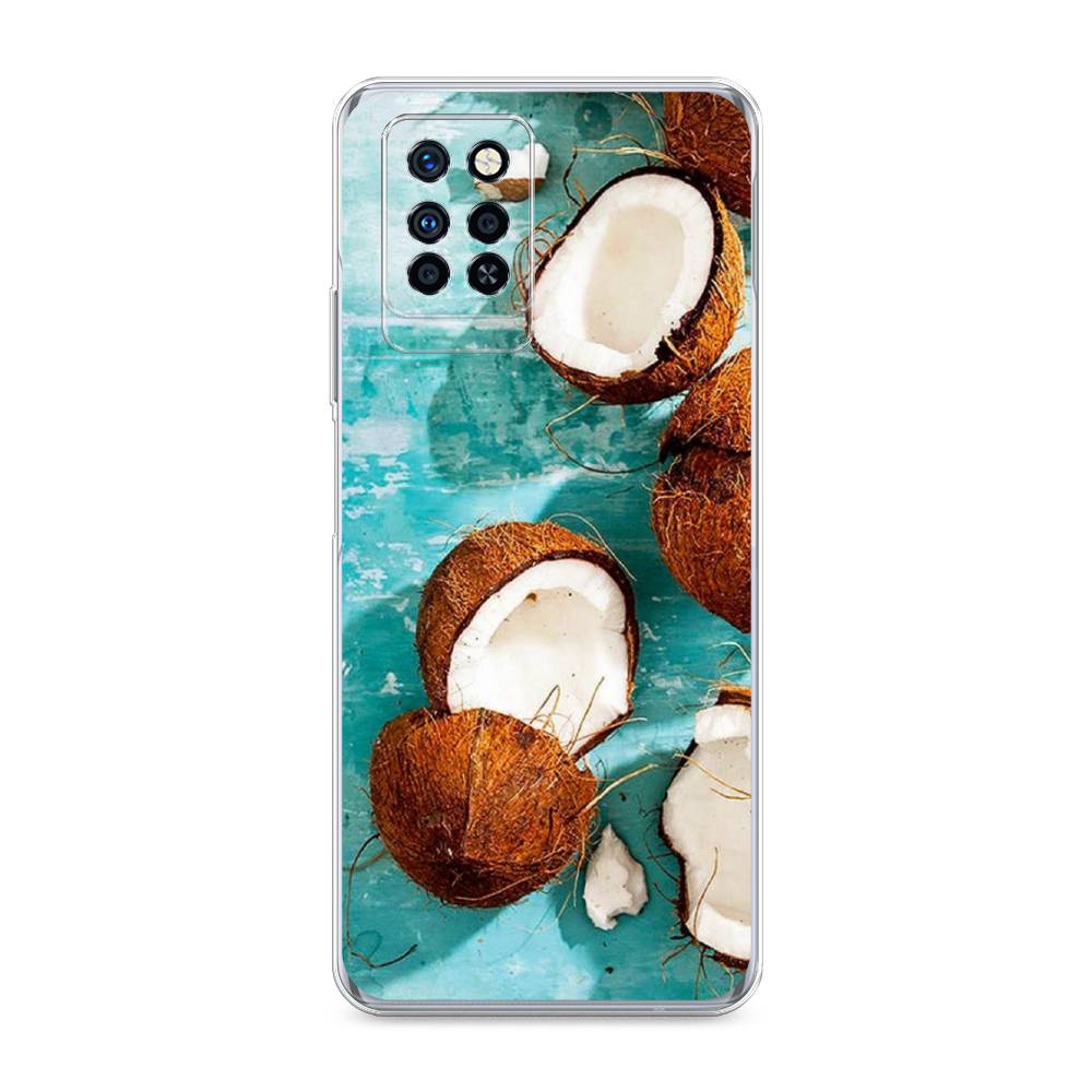

Чехол Awog на Infinix Note 10 Pro "Разбитые кокосы", Разноцветный, 3100150-10