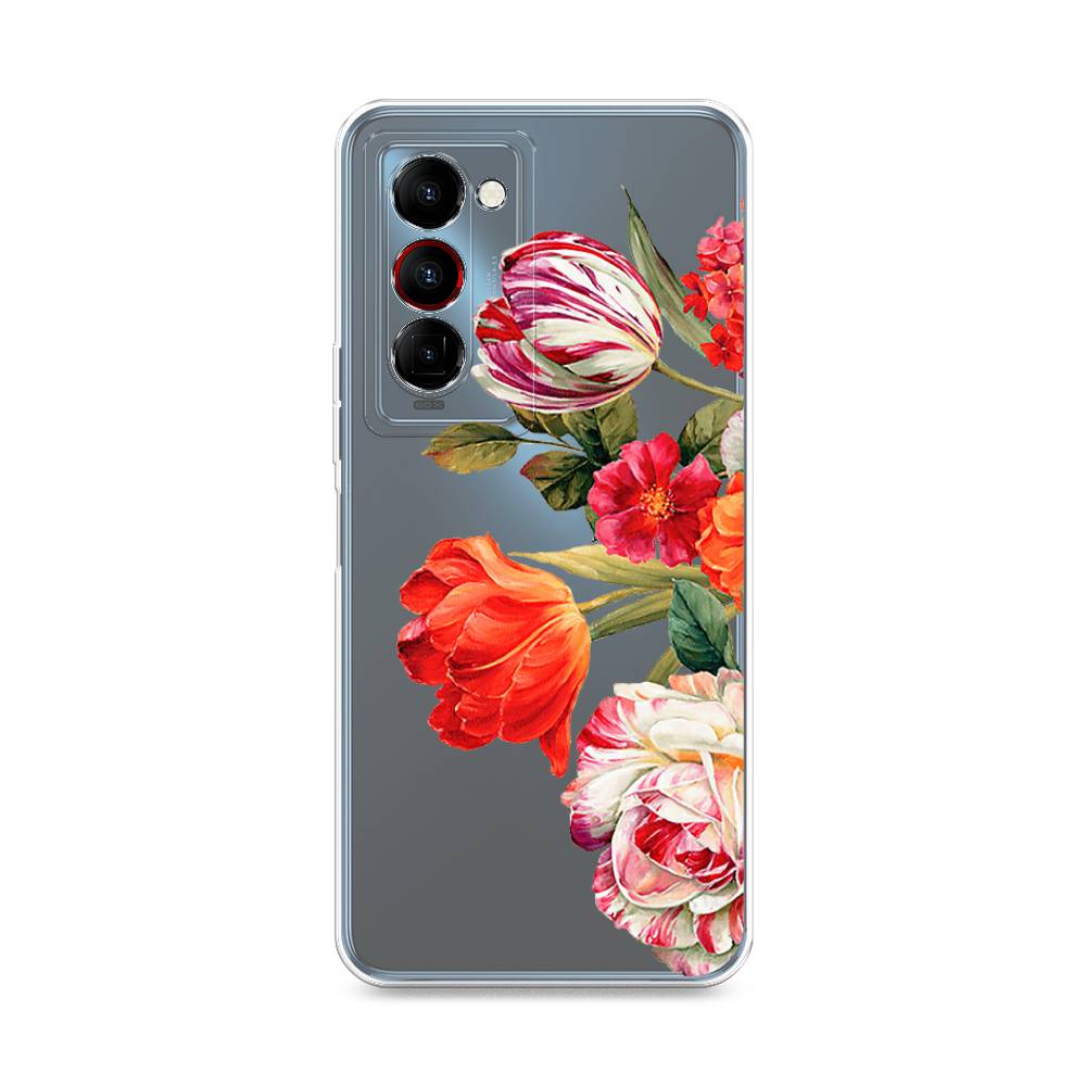 

Чехол Awog на Tecno Camon 18 Premier "Весенний букет", Разноцветный, 300850-8