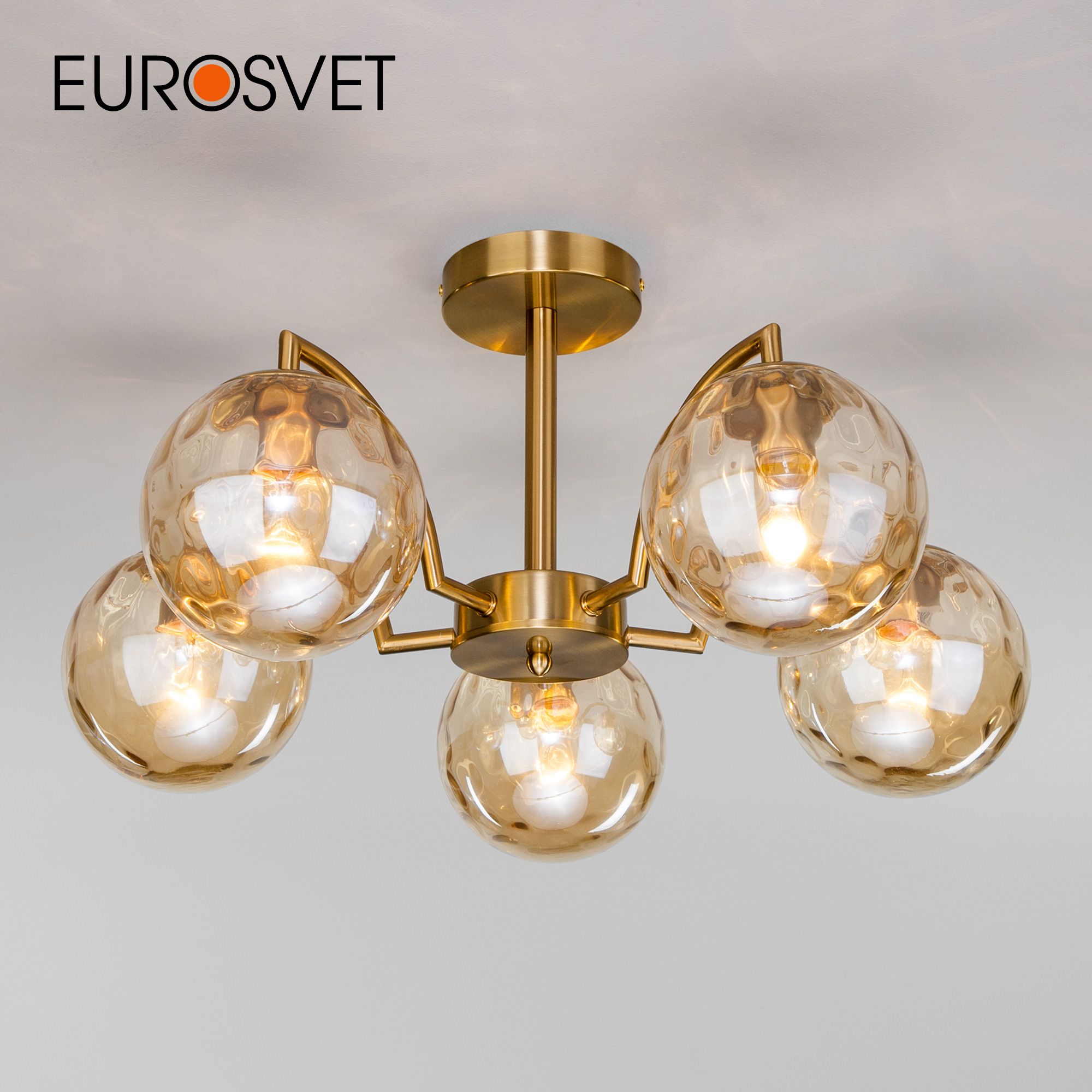 

Потолочная люстра Eurosvet с плафонами 30178/5