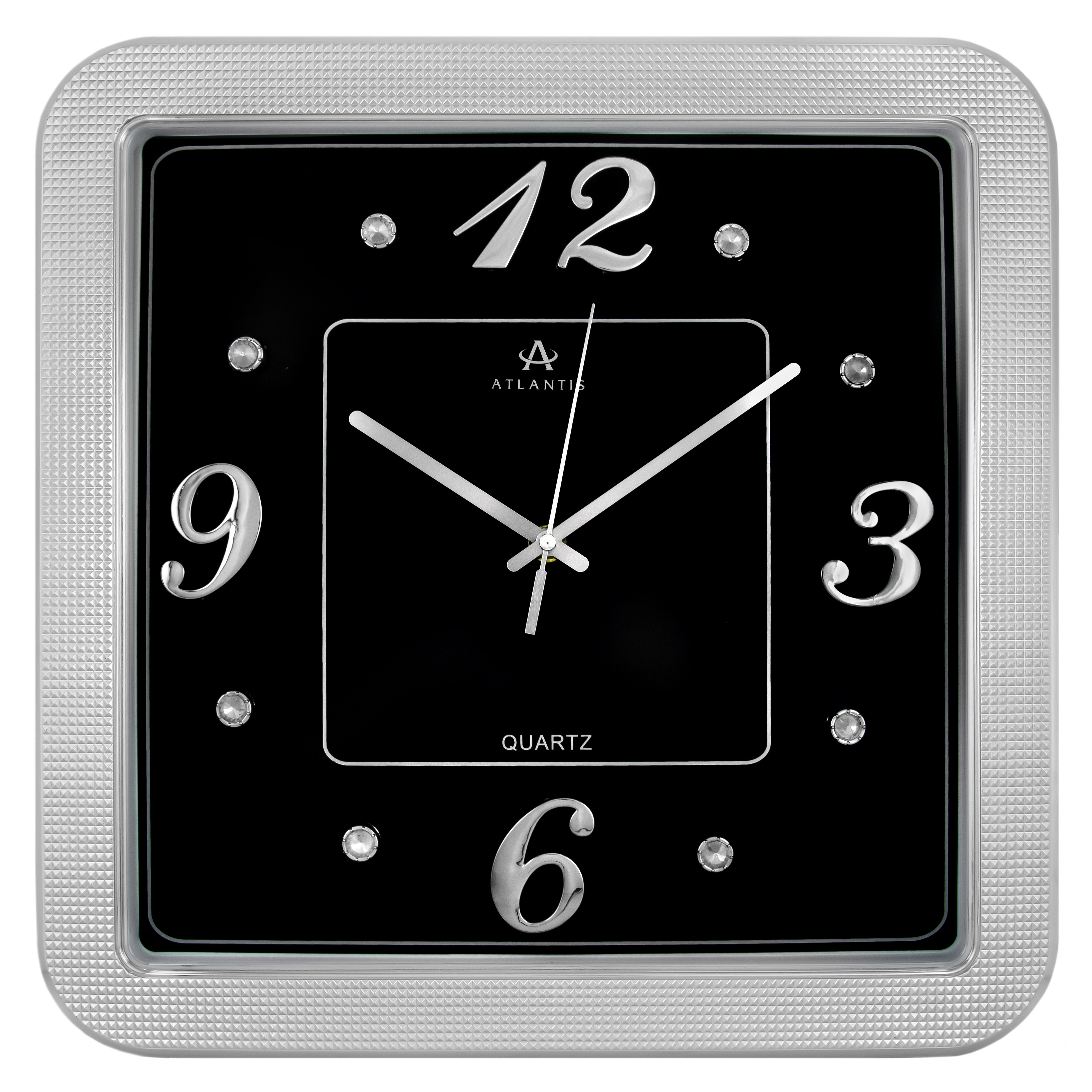 Интерьерные часы Atlantis TIME TLD-3661B silver