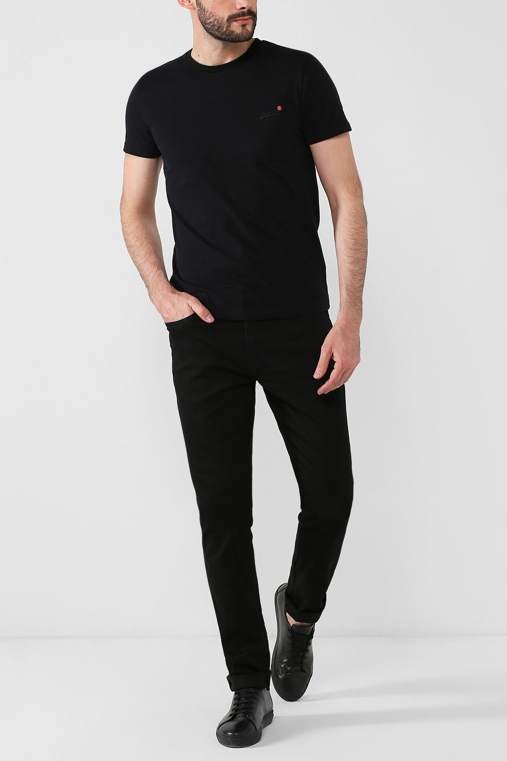 

Джинсы мужские Construe ELMO SKINNY черные 34/34, ELMO SKINNY