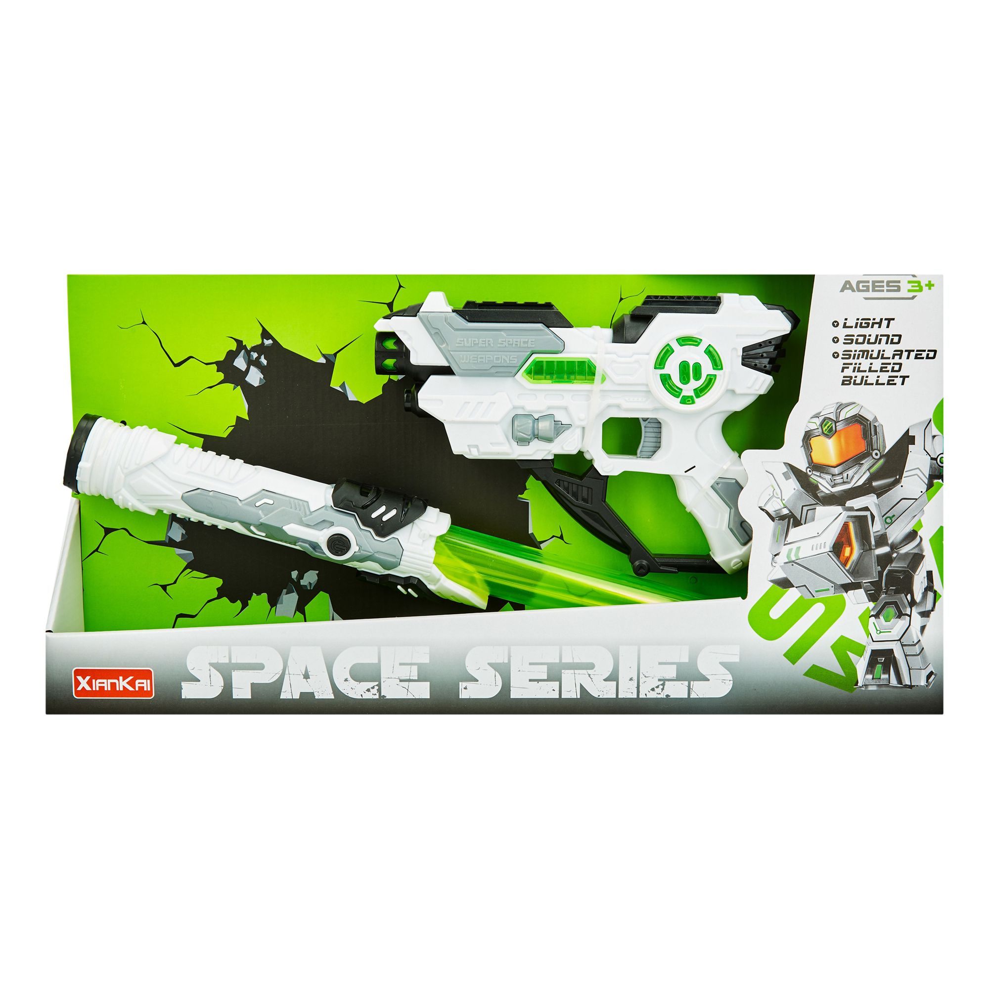 

Набор игрушечный игровой Xian Kia Меч с бластером, Разноцветный