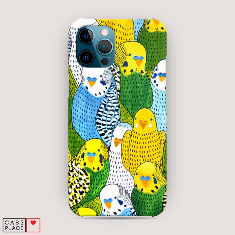 

Пластиковый чехол "Попугаи" на Apple iPhone 12 Pro Max, 12720-1