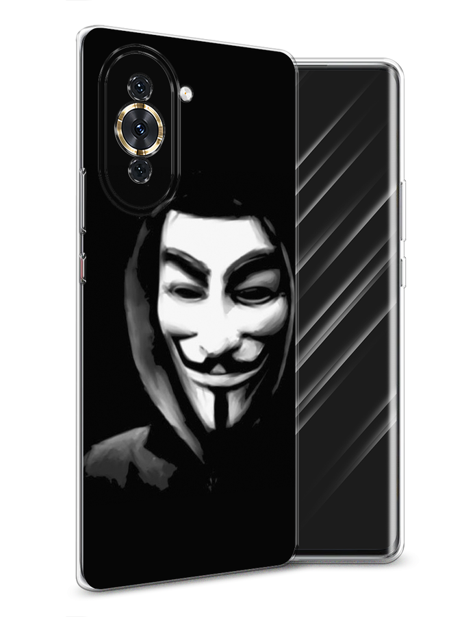 

Чехол Awog на Huawei Nova 10 "Анонимус", Разноцветный, 6108950-5