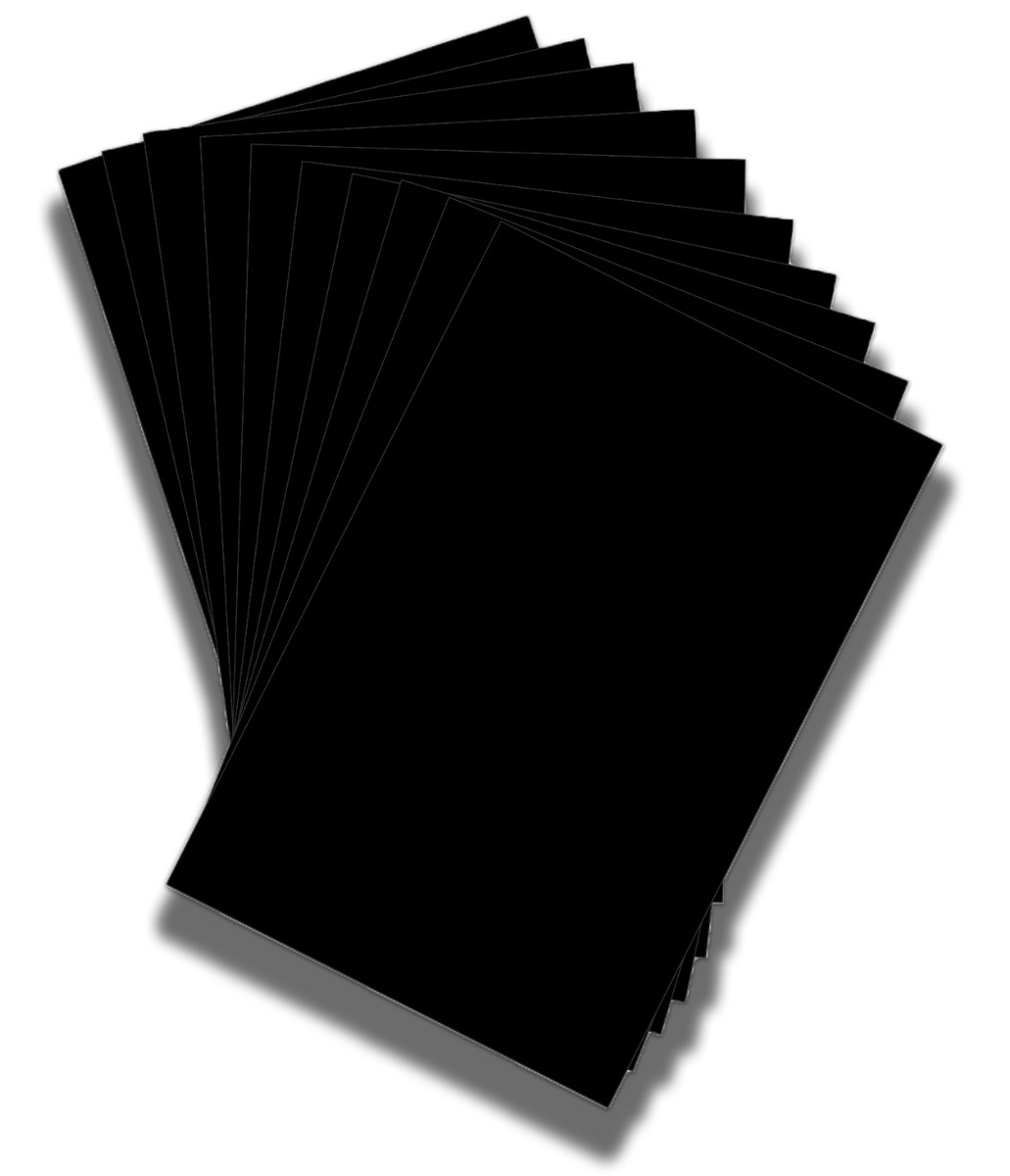 фото Цветной картон формата а1 в листах черного цвета, 25 листов hobby time