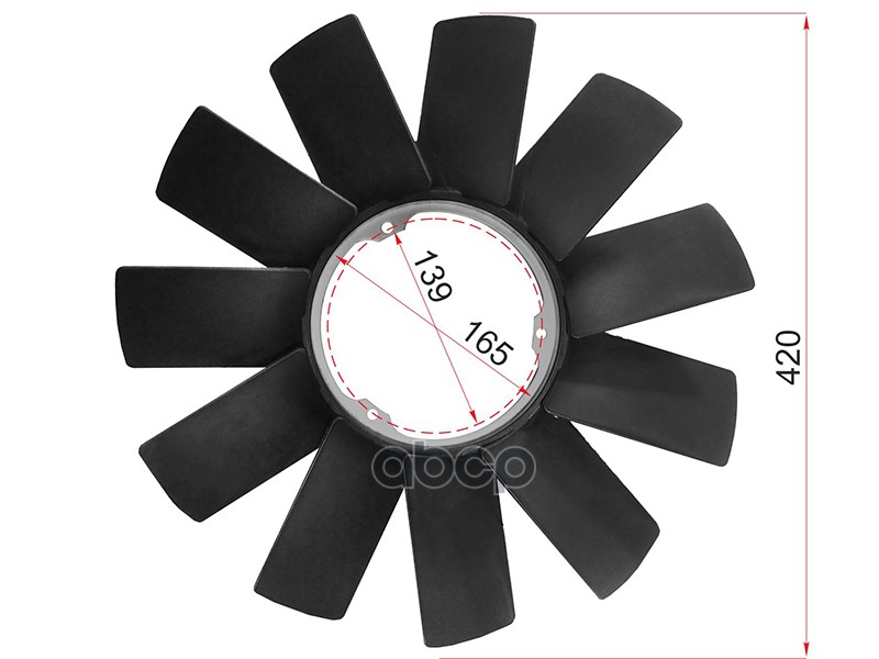 

Крыльчатка Bmw E36/E46/E34/E39/E32/E38/E53 Sat арт. ST-11521712058