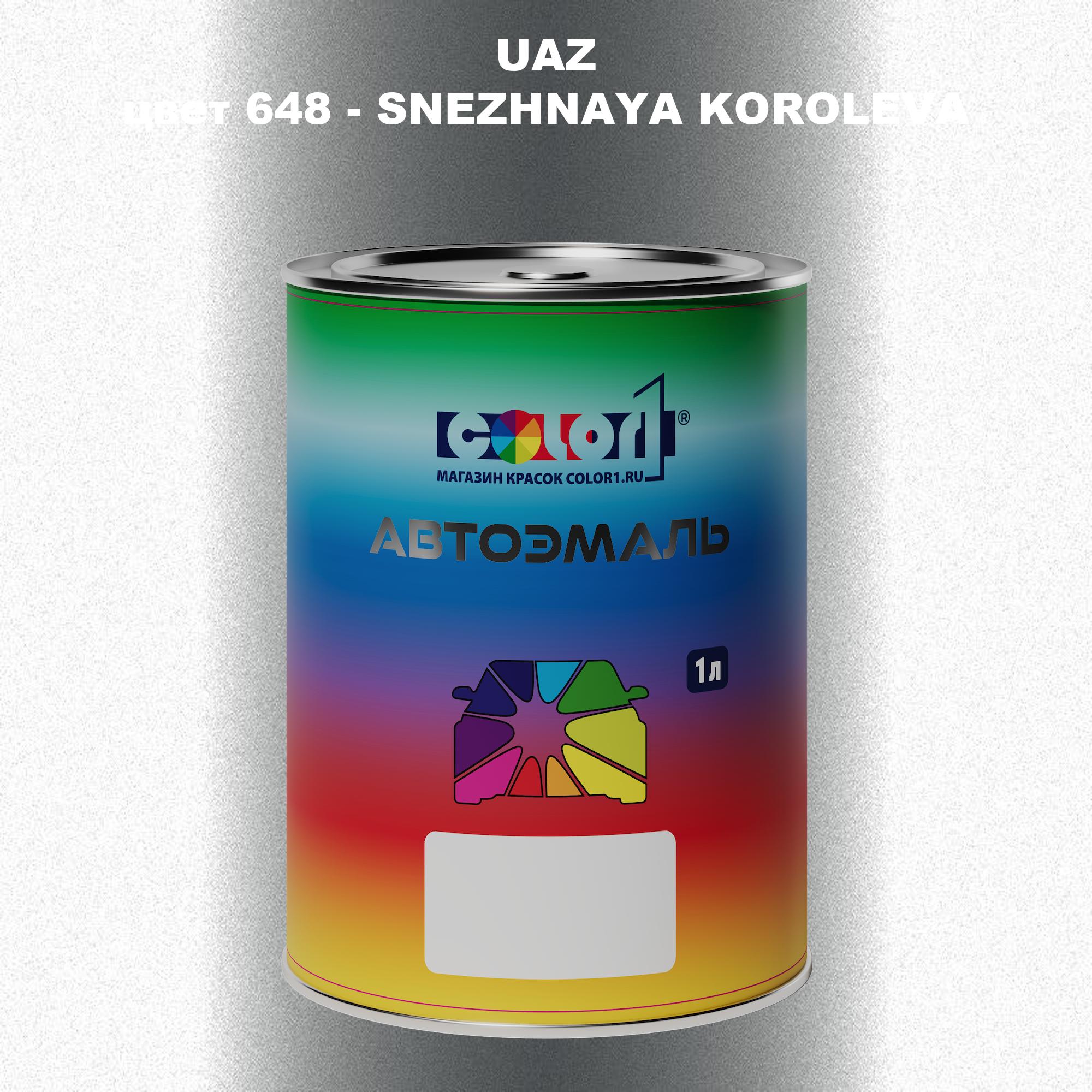 

Автомобильная краска COLOR1 для UAZ, цвет 286 - NEPTUN, Прозрачный