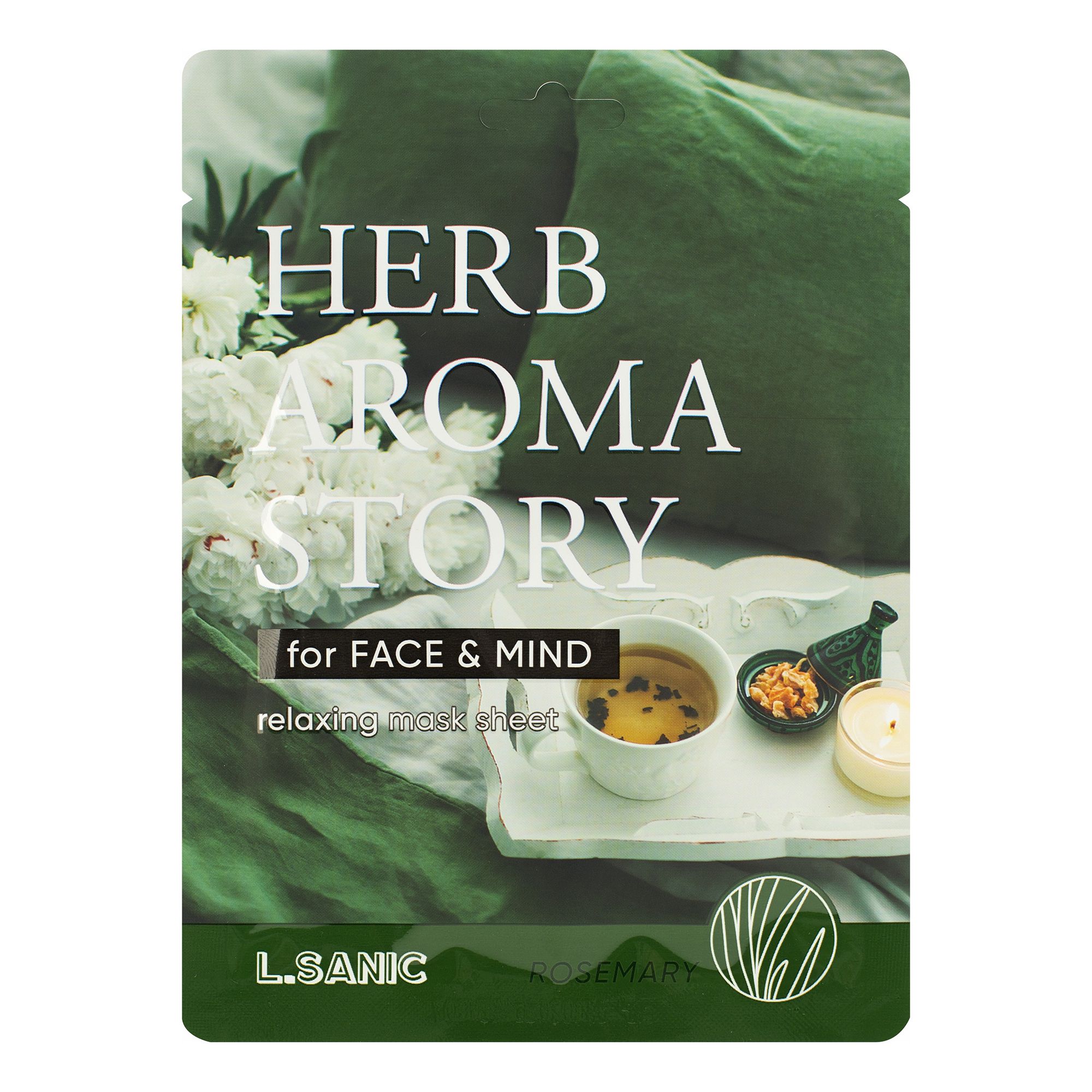 

Маска для лица L.Sanic Herb Aroma Story розмарин 25 мл