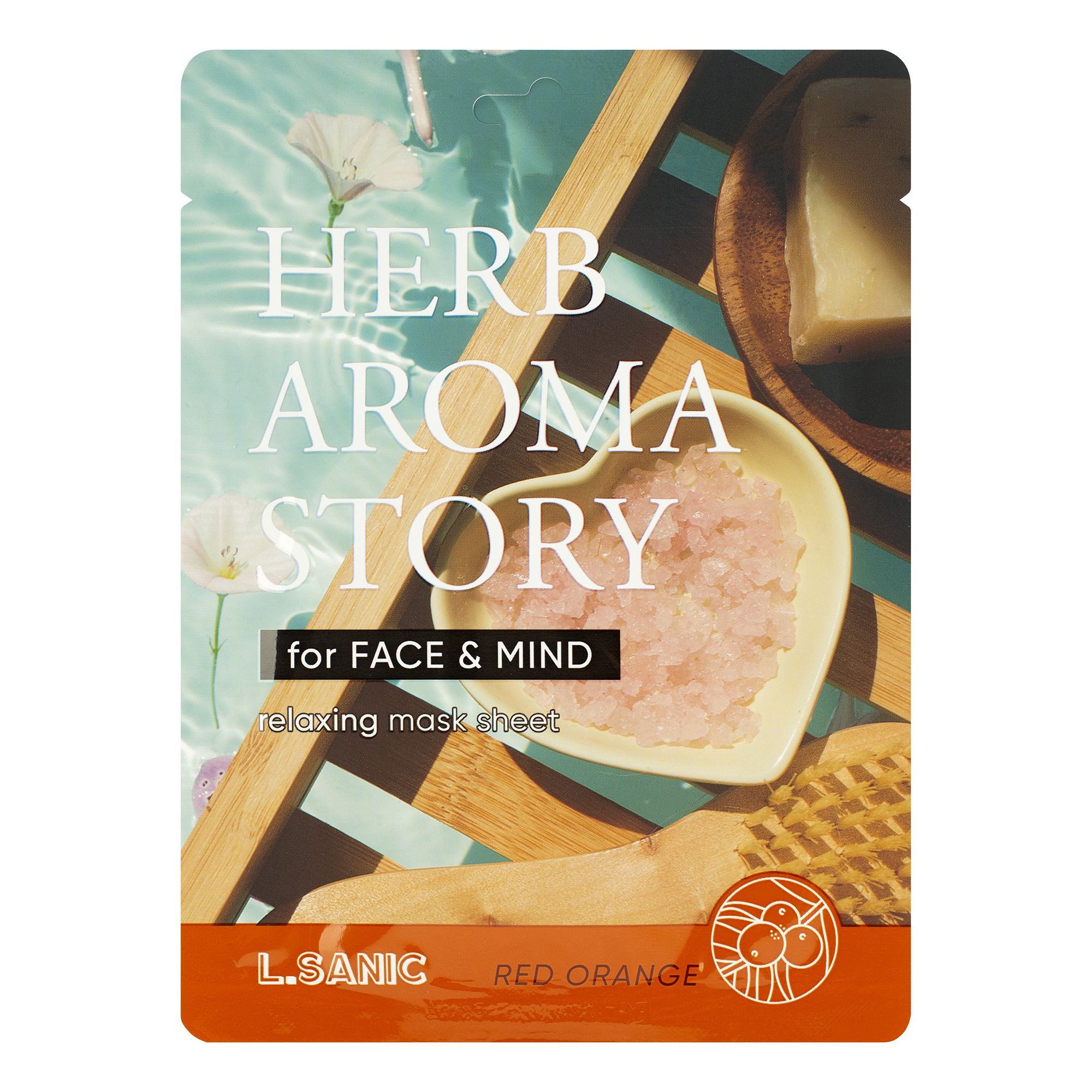 

Маска для лица L.Sanic Herb Aroma Story красный апельсин 25 мл