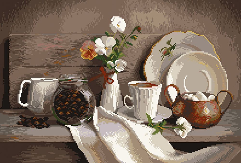 

Рисунок на ткани «Кофейный аромат»