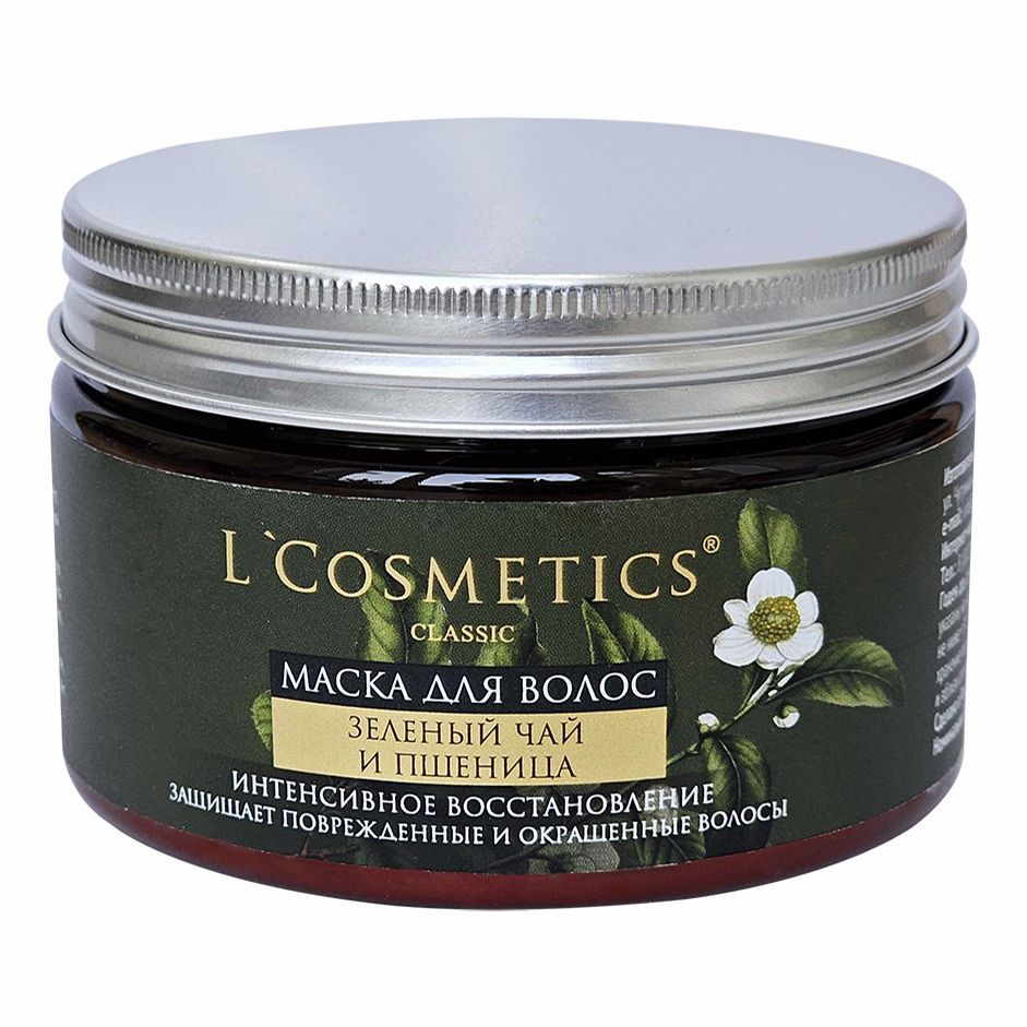 

Маска L'Cosmetics Classic Зеленый чай и пшеница 250 мл