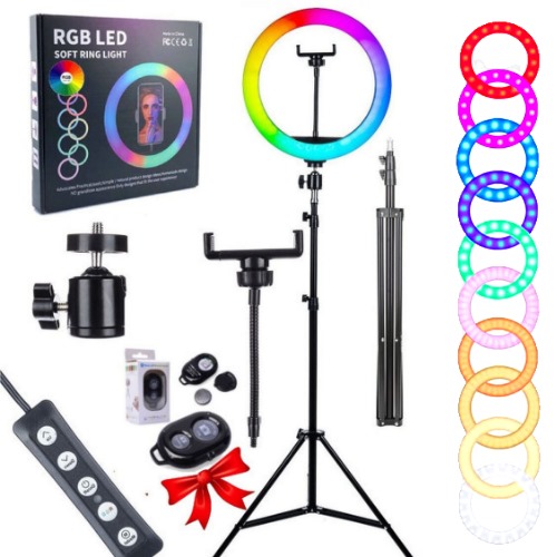 Кольцевая лампа NoBrand 1071077 26см черная 125000₽