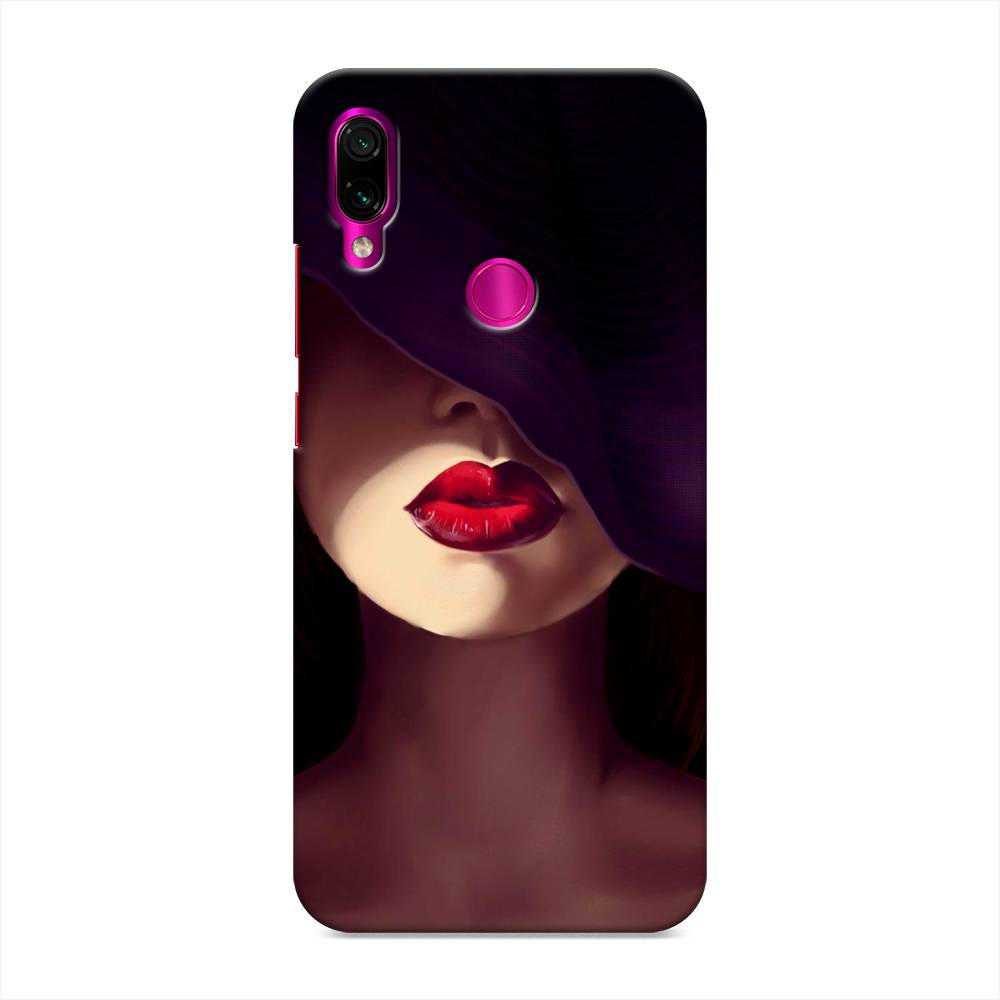 

Пластиковый чехол "Красные губы" на Xiaomi Redmi Note 7, 34720-5