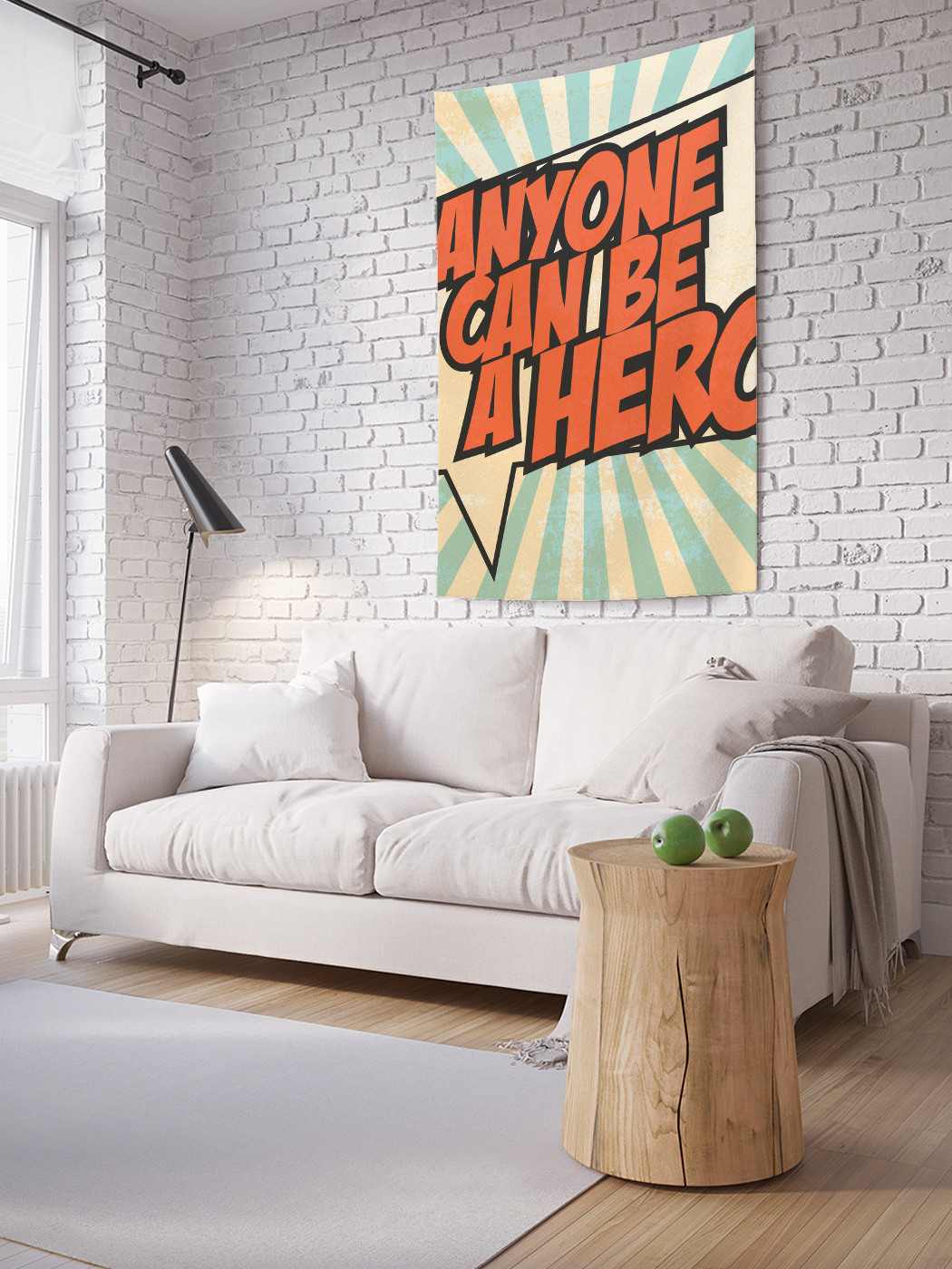 

Вертикальное фотопанно на стену JoyArty Героем может быть любой 100x150 см, Героем может быть любой