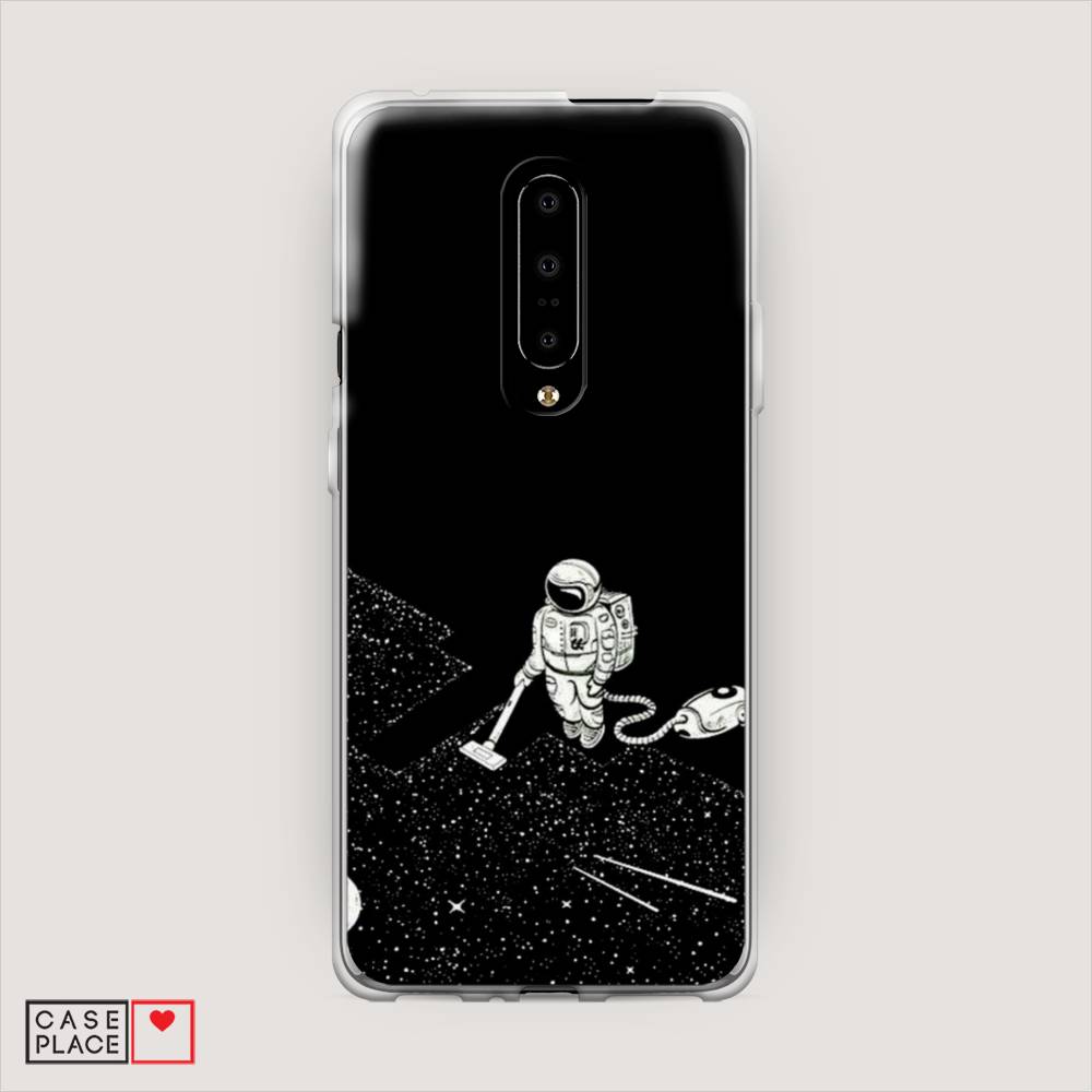 фото Чехол awog "космонавт с пылесосом" для oneplus 7 pro