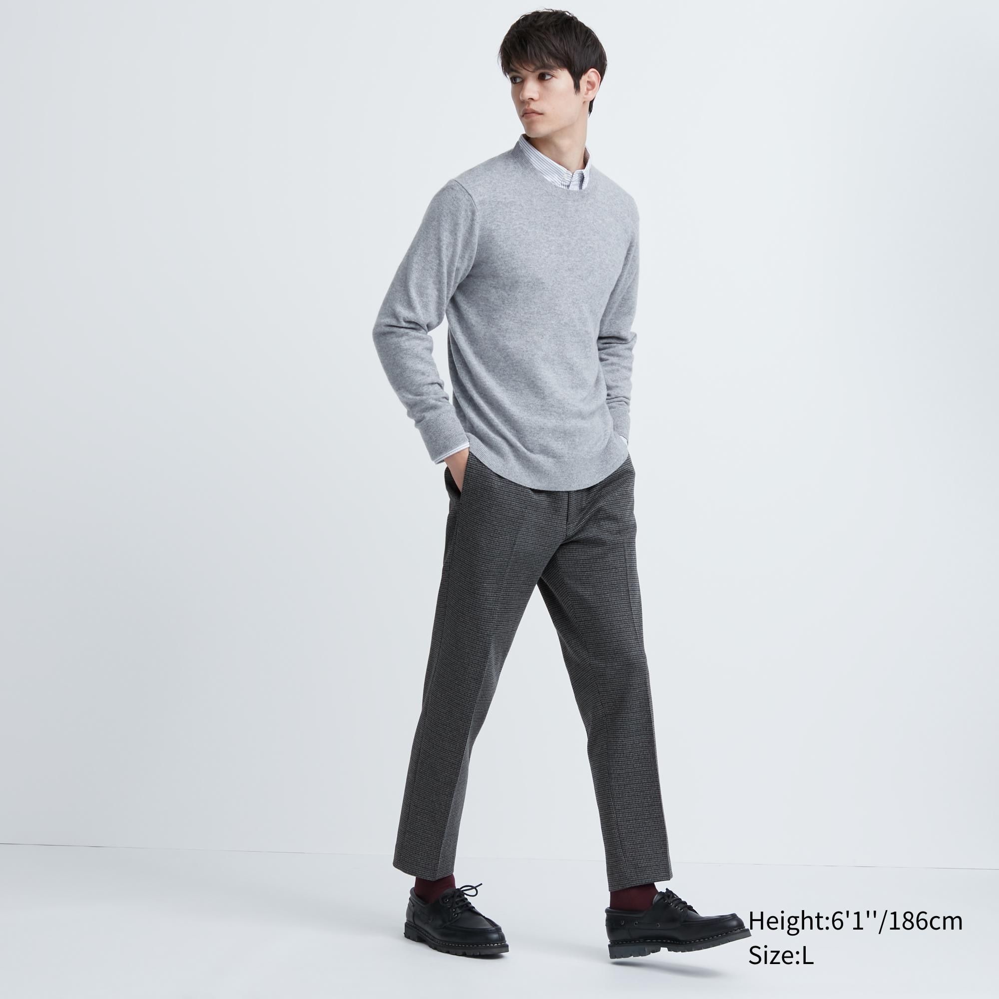 Брюки мужские UNIQLO 463458 серые L