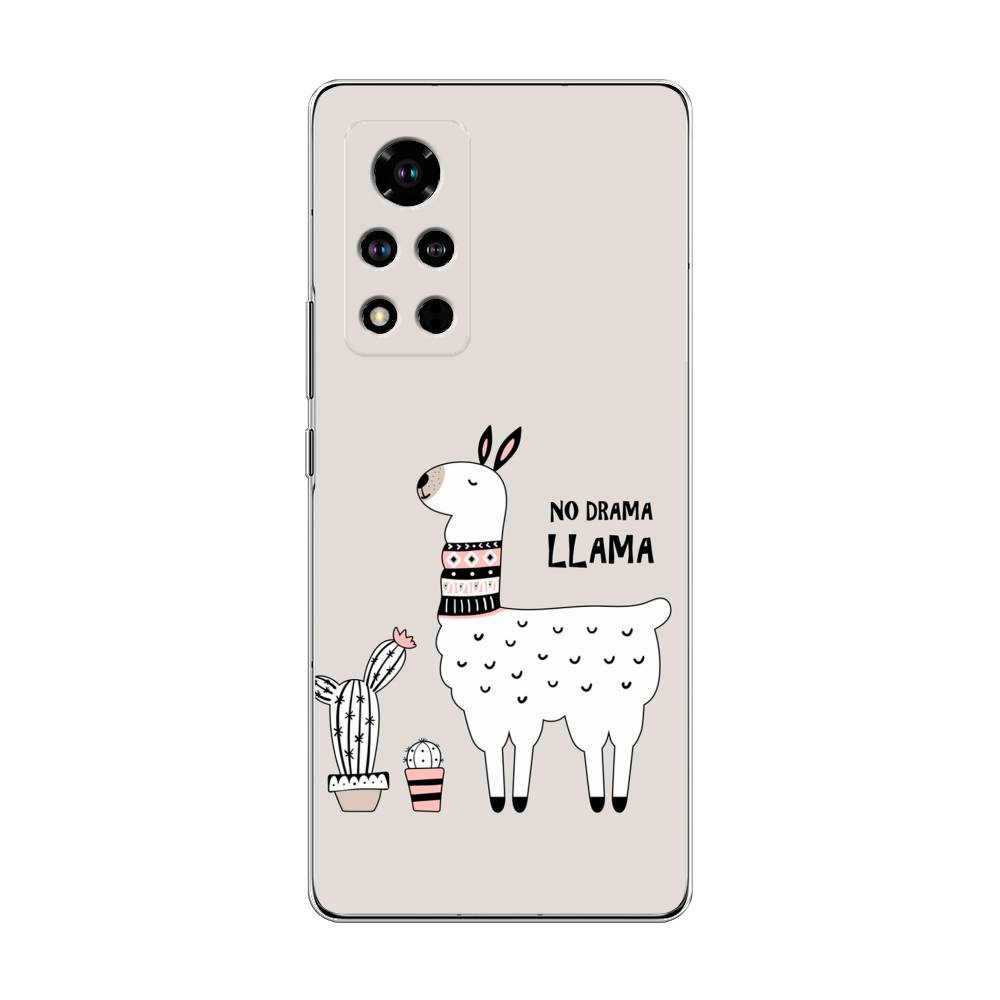 фото Чехол awog "no drama llama" для honor v40