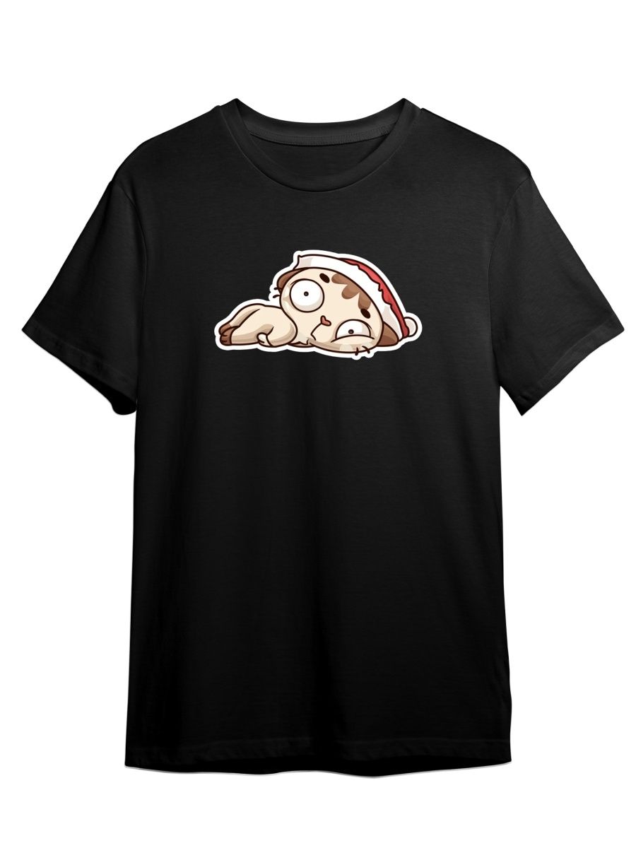 

Футболка унисекс СувенирShop Стикер/Кот/Лиса/Новый год 5 черная L, Черный, "Стикер/Кот/Лиса/Новый год" 5